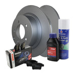 Rear Brake Kit 302mm Rotors Bosch Ceramic Pad for Chrysler Dodge Jeep