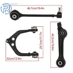 6X Front Upper & Lower Control Arm for Dodge Challenger Charger Chrysler 300 (RWD)