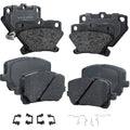 Set of 4 Ceramic Brake Pads for Toyota Corolla (2005–2006)
