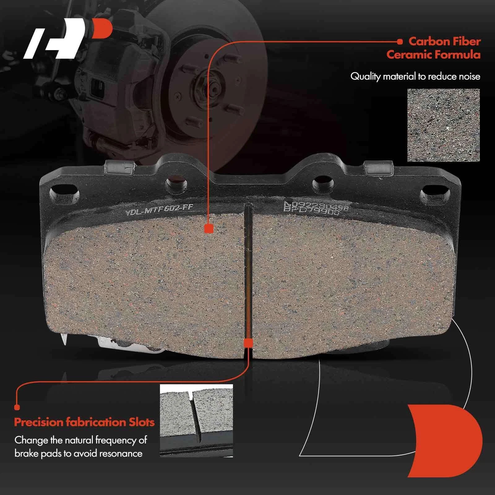 Front Ceramic Brake Pad for Toyota Tacoma (1999-2004)