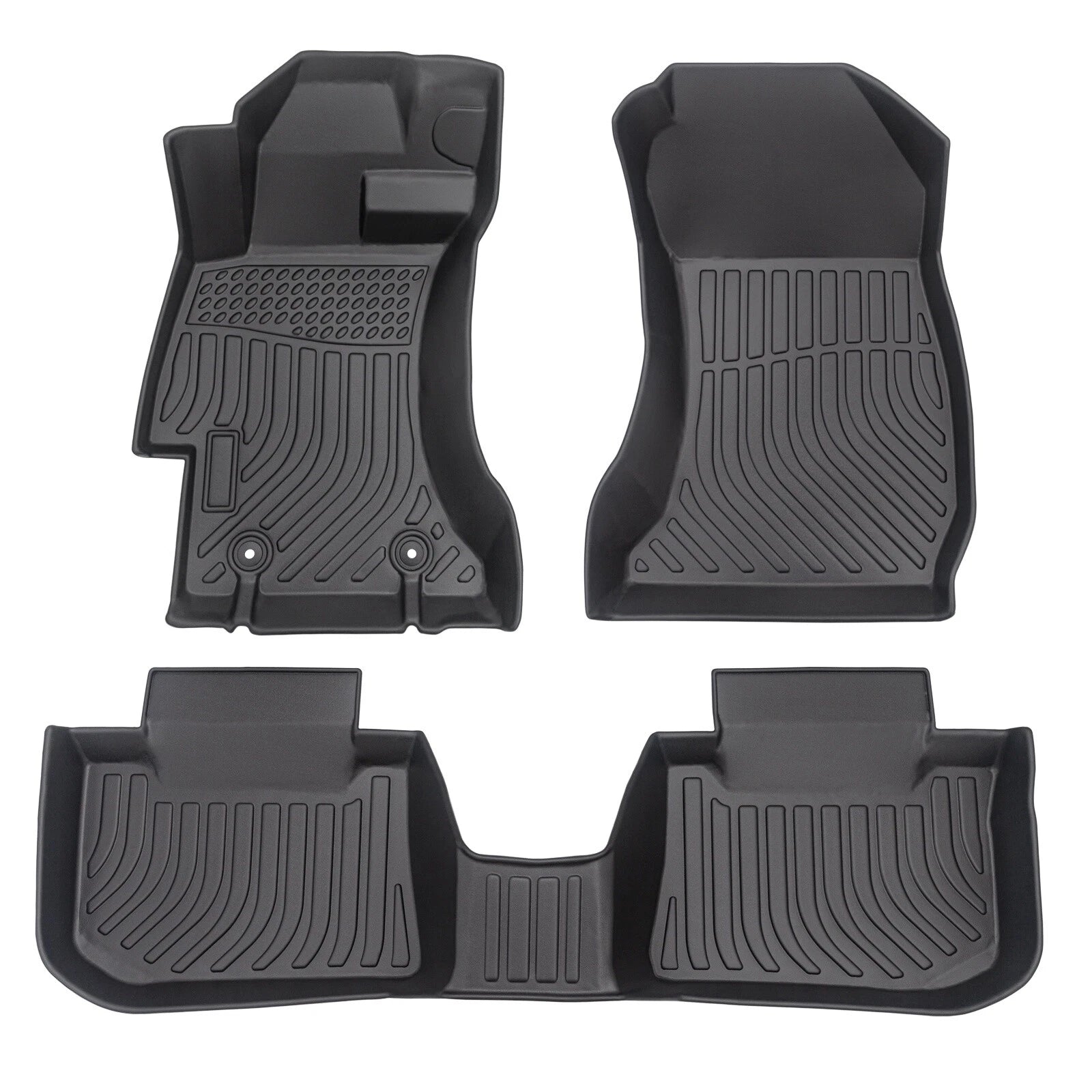 Set of 3D Floor Mats for Subaru Impreza (2012–2016) TPE Rubber All Weather