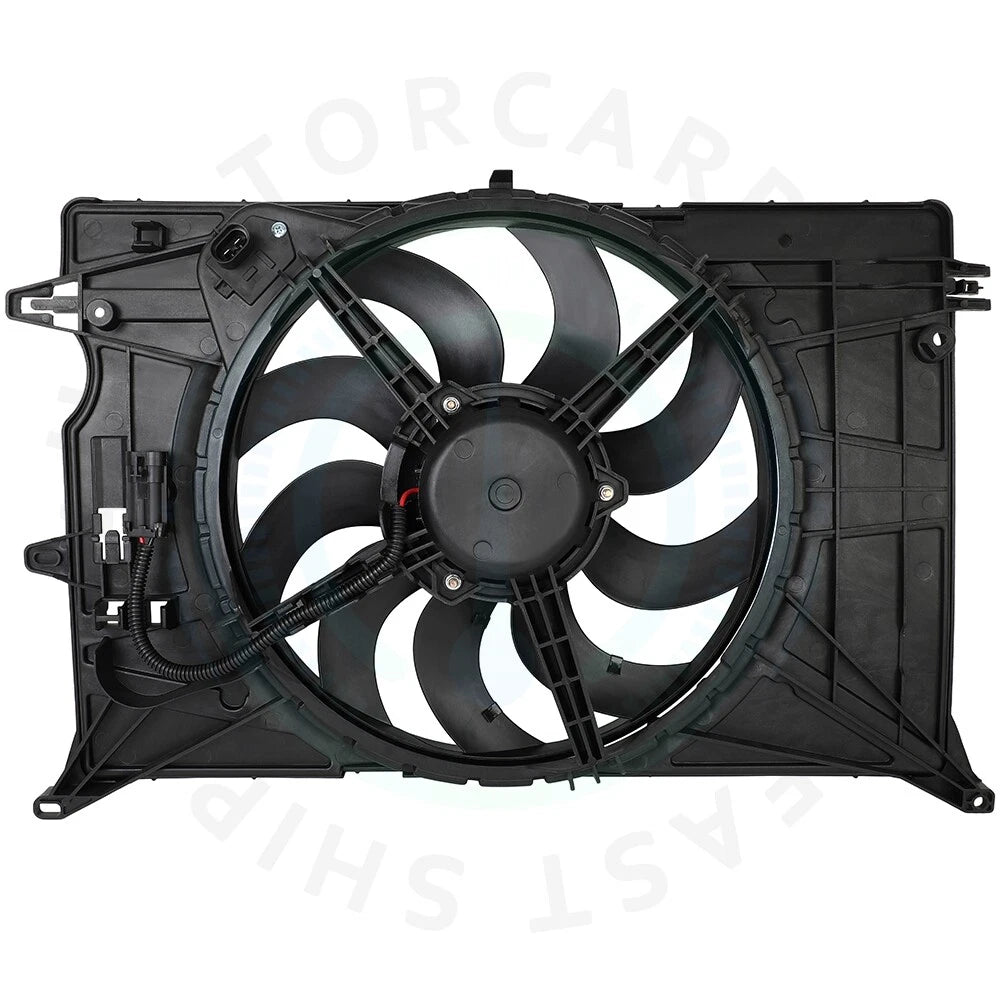 Radiator Condenser Fan Assembly for Jeep Renegade, Fiat 500X (2015–2018)