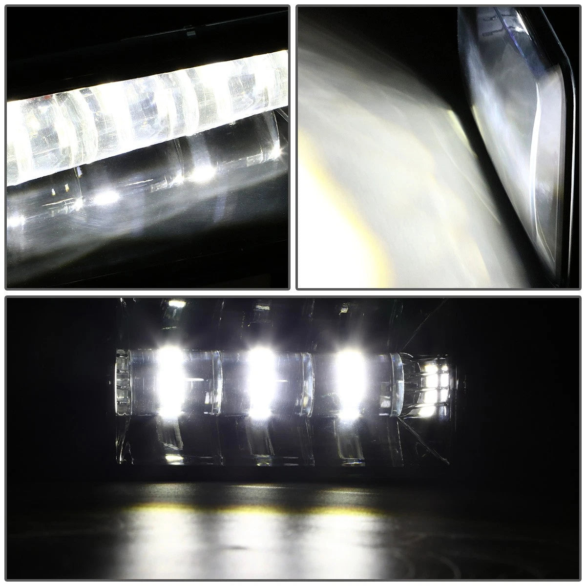 LED Projector Fog Lights for Ford F150 (2015–2020) - Black Housing