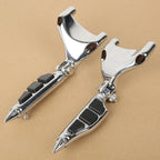 Chrome Passenger Footpeg for Harley Sportster XL 883 1200 (2004–2013)
