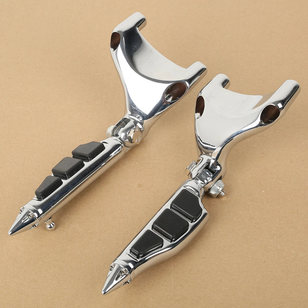 Chrome Passenger Footpeg for Harley Sportster XL 883 1200 (2004–2013)