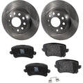 Brake Disc Rotors and Pads Kit for VW Tiguan, CC, Audi Q3