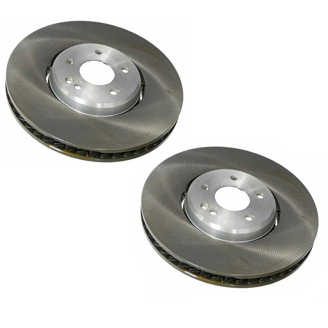Set of 2 Front Zimmermann Brake Disc Rotors for Mercedes W202 C208 W210
