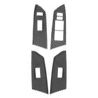 Door Window Lift Switch Cover Trim for Toyota Tundra (2014–2021) RHD Carbon Fiber