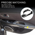Set of 1 Door Kick Guard for Mazda Atenza (2013–2020) Black Front Rear