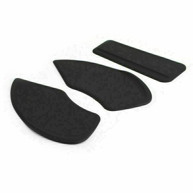 Black Side Gas Knee Grip Protector Traction Pads for BMW R Nine T (2014–2017)