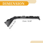 Set of 2 LH RH Side Rear Bumper Support Brackets for Toyota Prius (2004–2009)