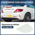 Rear Bumper Tow Hook Cover for Mercedes-Benz W172 (2012-2019) Diamond White