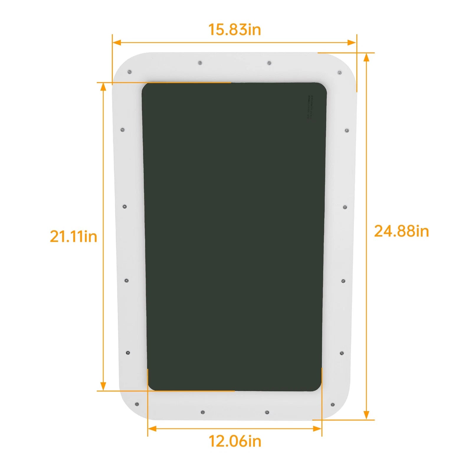 Tinted Glass Window for Universal RV Trailer Camper (15" x 24")