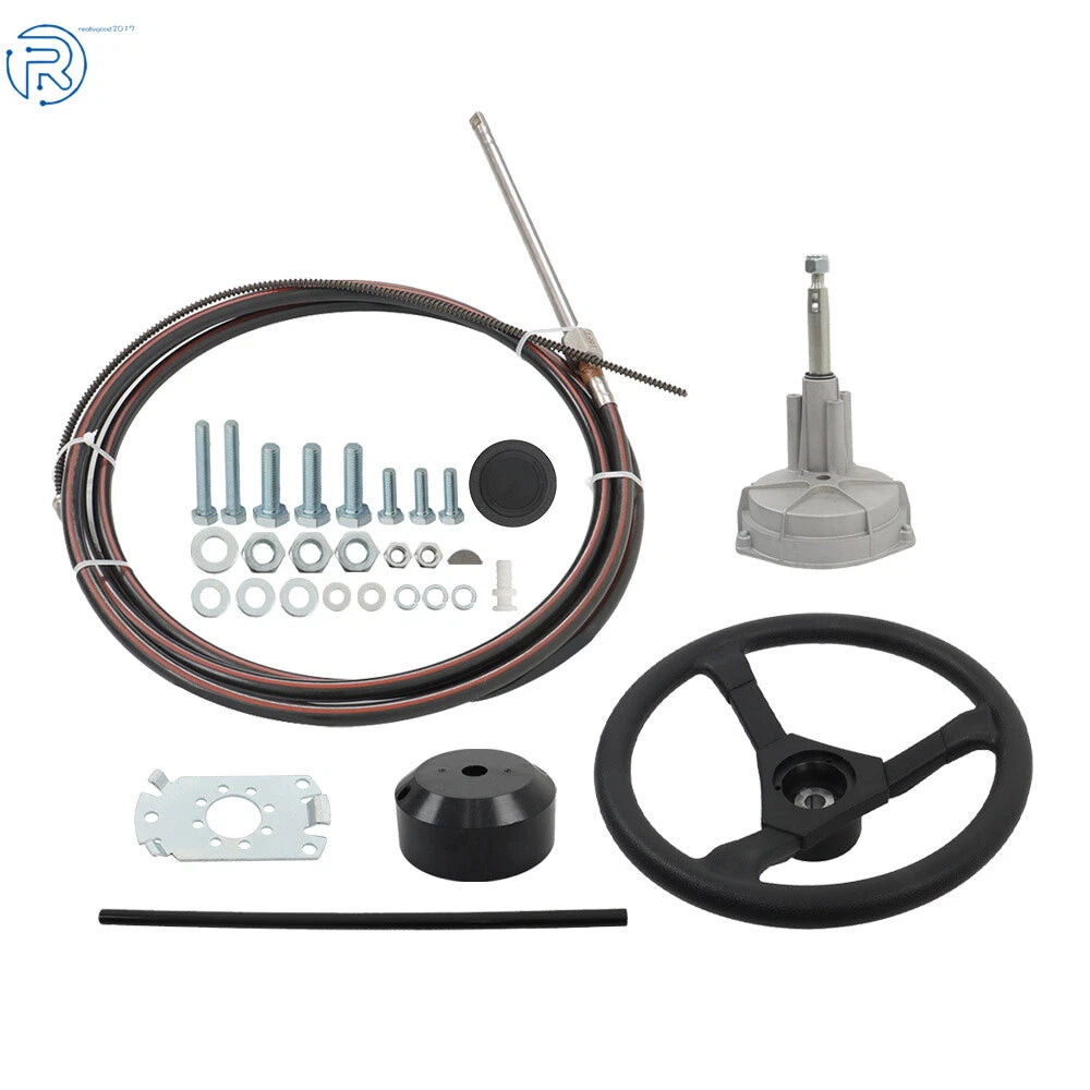 Steering Cable for Outboard Boat Rotary Steering System (16Ft)