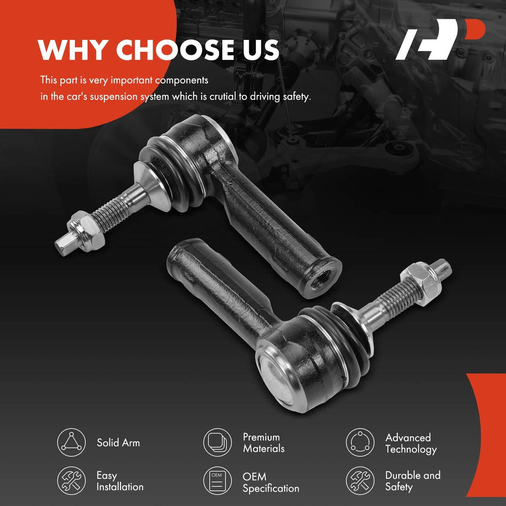 2X Outer Side Tie Rod End for Ford Explorer (2011-2019)