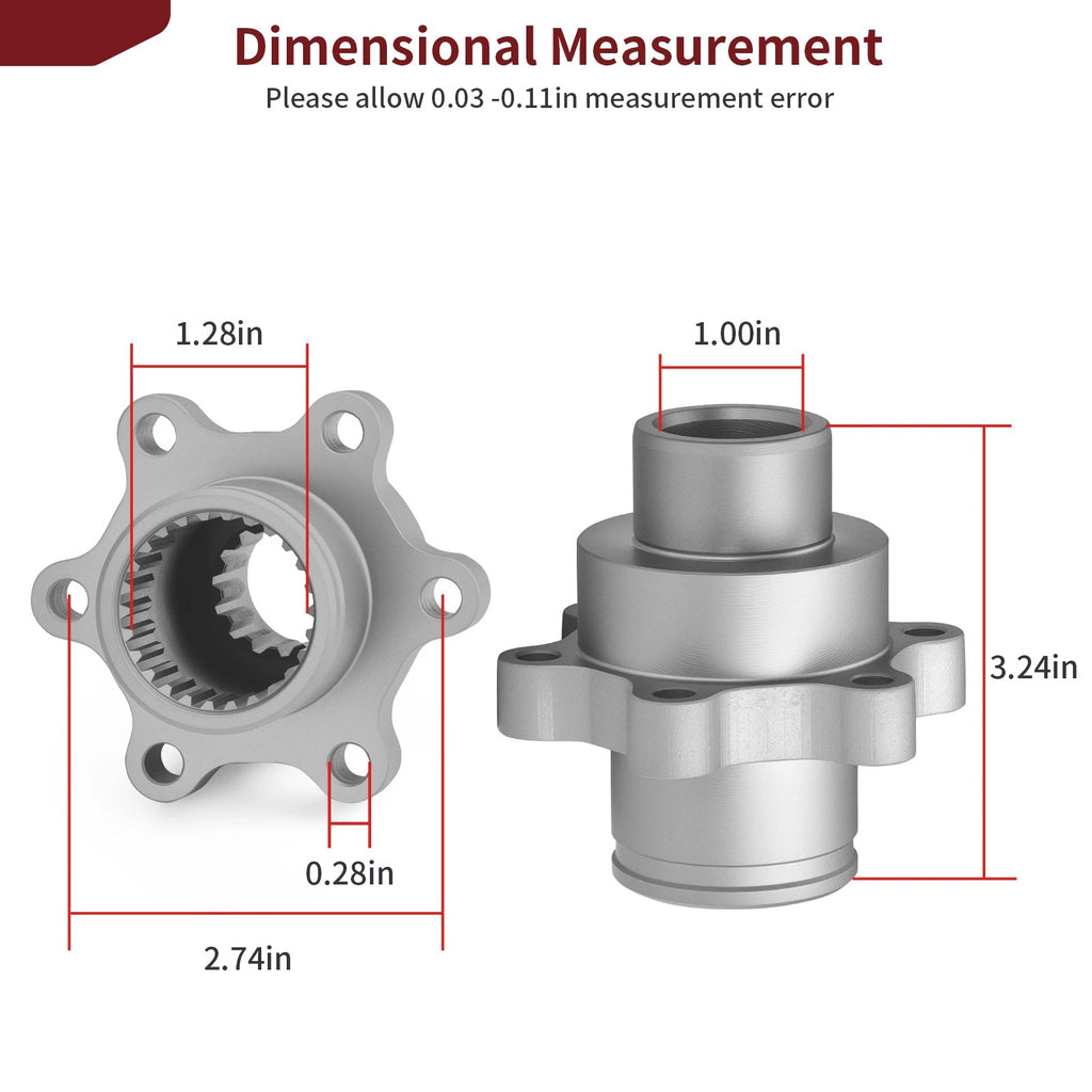 Coupling for Yamaha YXZ1000R SS SE XT-R SE (2016–2024) Replaces 2HC-G6126-00-00