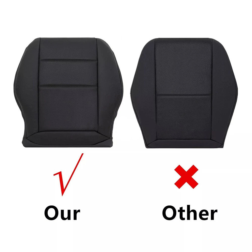 Leather Seat Cover for Mercedes Benz C300 350 (2008–2014) Black