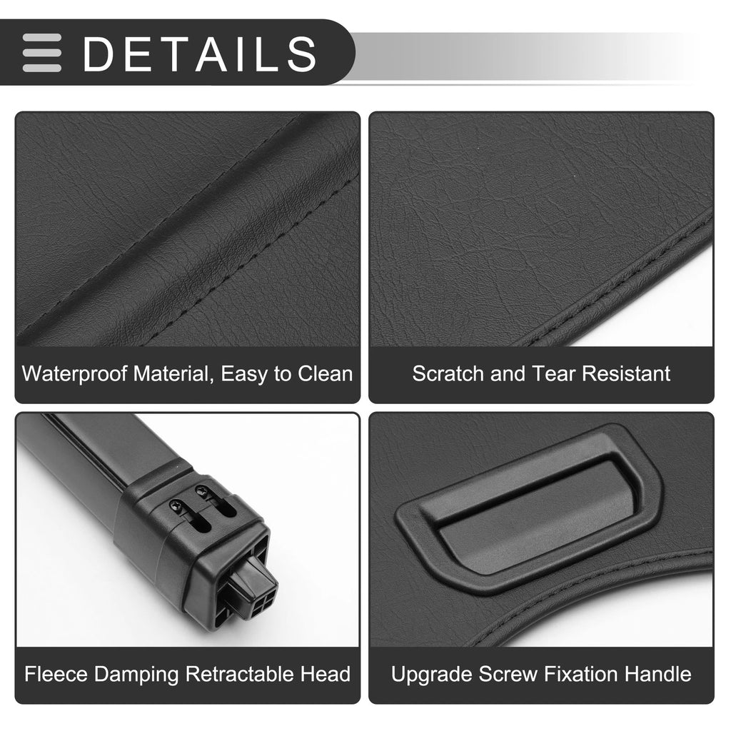 Retractable Cargo Cover for Honda Passport (2019–2023) Gloss Black