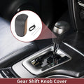 Gear Shift Knob Cover for Dodge Journey (2011–2020) Black Brown Faux Leather