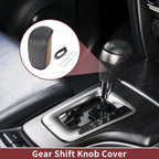 Gear Shift Knob Cover for Dodge Journey (2011–2020) Black Brown Faux Leather