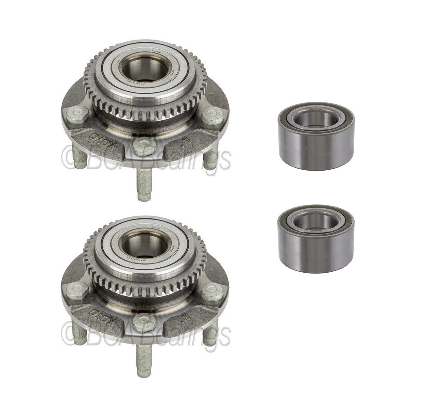 BCA Front Wheel Bearing & Hub Assemblies for Ford Mustang (RWD) (2015–2023)