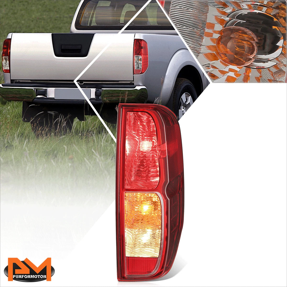 Right LED Chrome Tail Light Brake Lamp for Nissan Frontier Suzuki Equator (2005–2021)