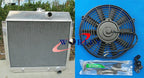 3 Row Aluminum Radiator + Fan for Chevy 1951-1954