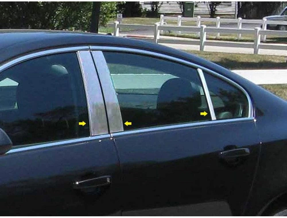 6pc. Luxury FX Chrome Pillar Post Set for 2011-2017 Buick Regal