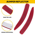 2X Red Rear Bumper Reflector Light for BMW E70 X5 (2007–2010)