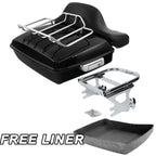Chopped Trunk Backrest Mount Rack for Harley Touring Electra Road Glide (1997–2008)