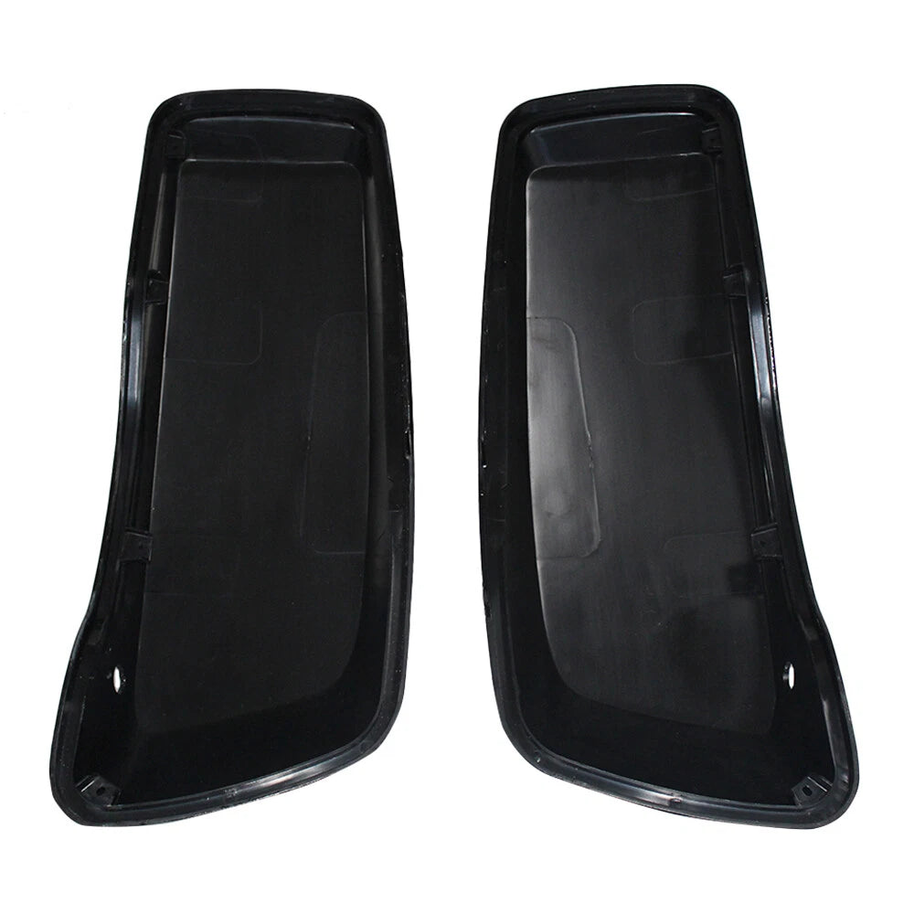 Unpainted Black Upper Saddlebags Lids for Harley Touring Street Glide (2014–2023)