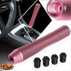 NRG SK-710PK 180mm Pink Shift Knob with 4 Thread Adapters for Universal Fit