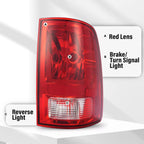 Set of 2 Tail Lights for Dodge Ram 1500 2500 3500 (2009–2018) W/Bulb