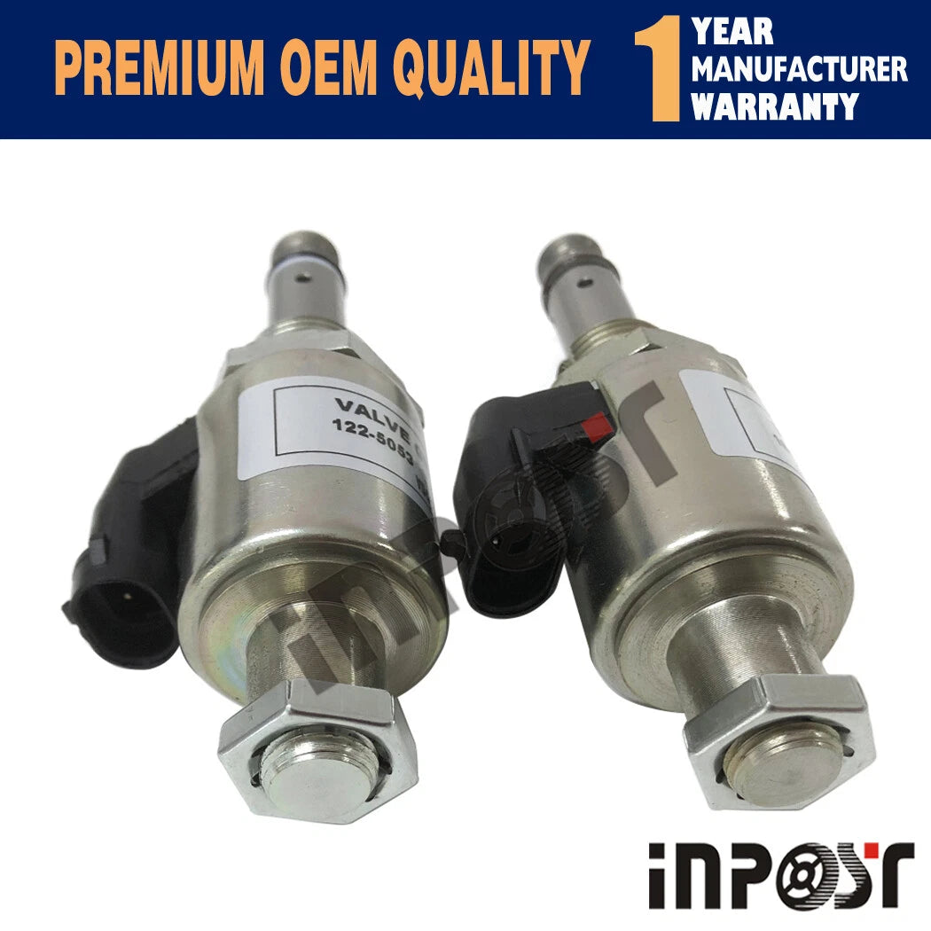 12V Solenoid Valve 122-5053 for CAT E322C 3126 3126B