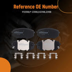 Front Brake Pads Kit for Kia EV6/Hyundai Ioniq 5/Kia Sportage (2022–2023)