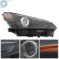 Right Headlight for Lexus NX200t NX300 NX300h (2018–2021) Full LED Black