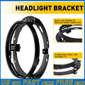7" LED Headlight Mounting Bracket Ring for Jeep Wrangler JK TJ (2007–2018)