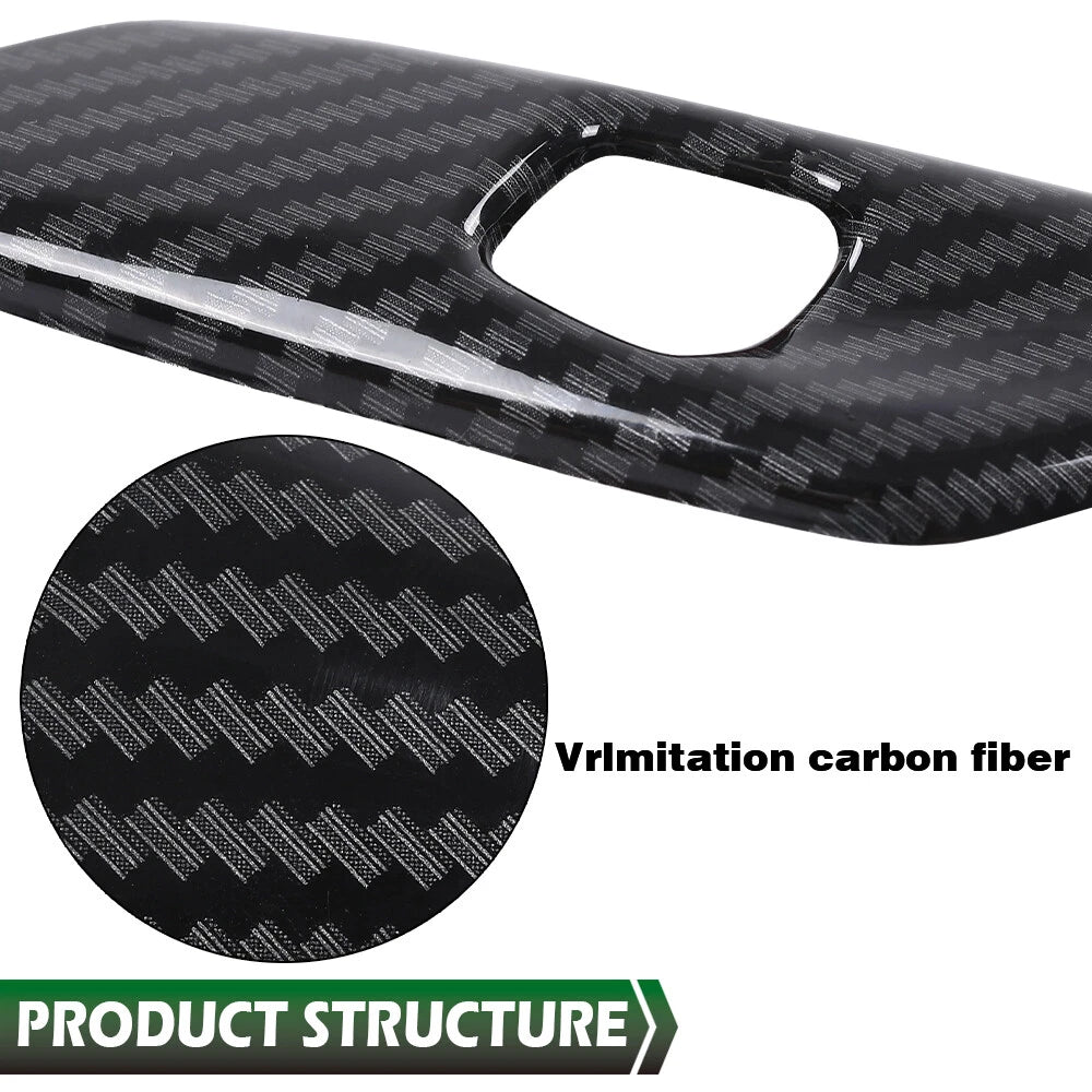 Carbon Look Interior Door Handle Trim for Corvette C7 (2014–2019)