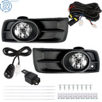 Fog Lights for Chevy Cruze (2010–2014) - Driver & Passenger, Switch & Wiring Kits