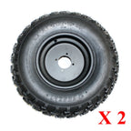 2X Front Wheel Rim Tire for 250cc Quad Dirt Bike ATV (21x7-10)