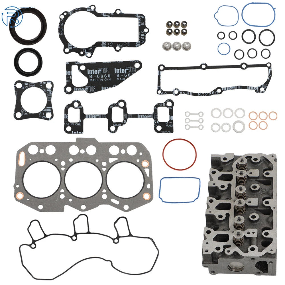 Complete Cylinder Head Assembly & Gasket Set for 3TNV76 Engine (USA)