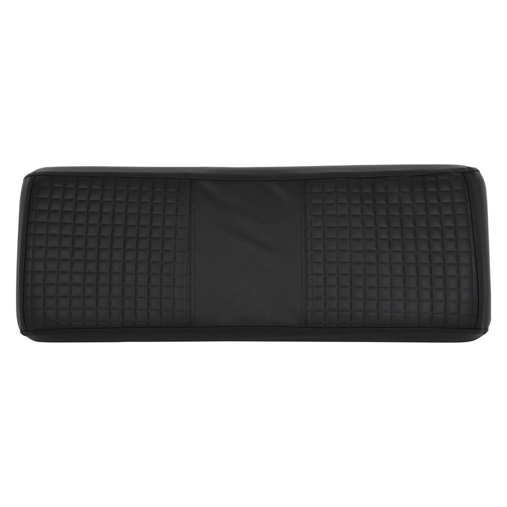 Universal Vinyl Golf Cart Seat and Back Cushion Covers Black