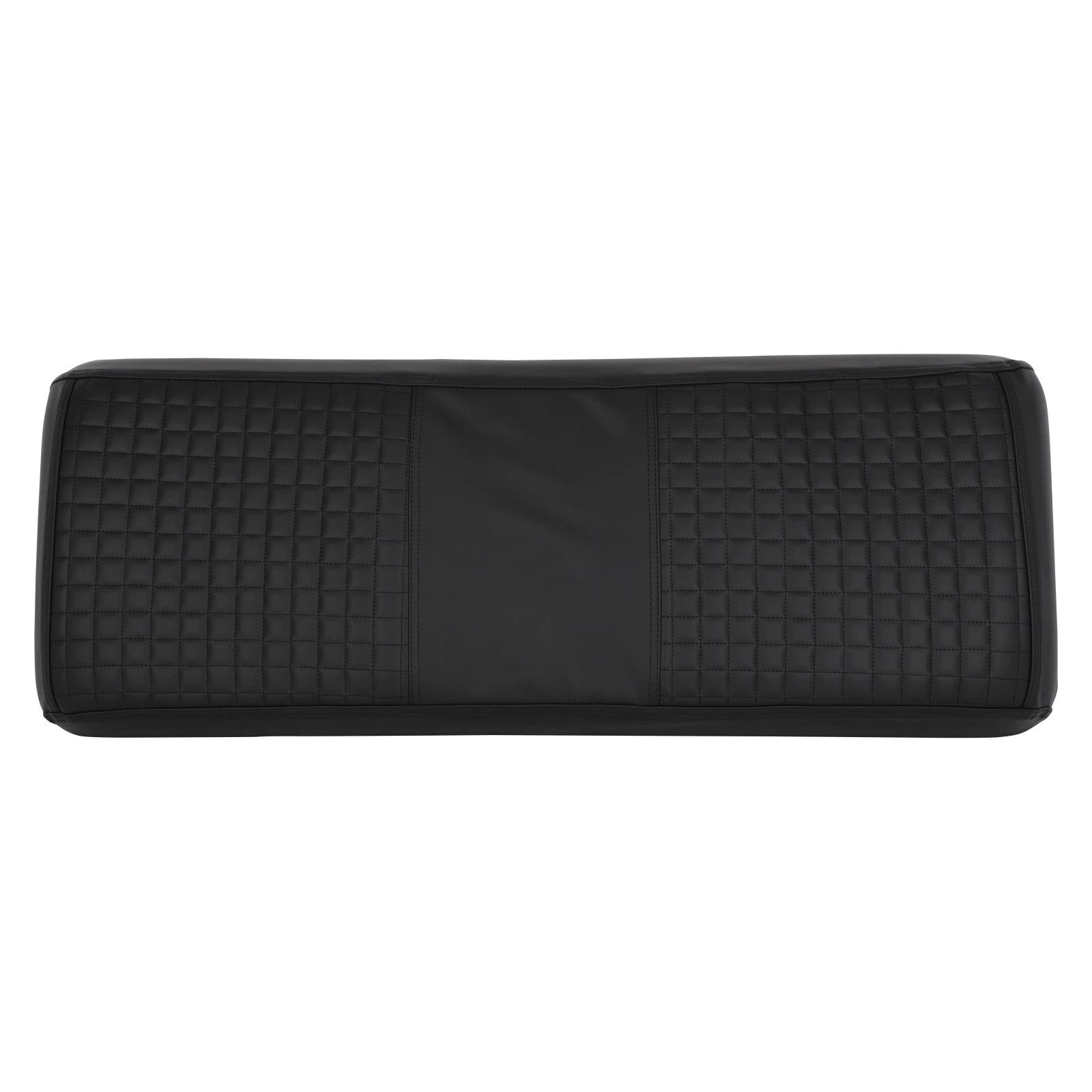 Universal Vinyl Golf Cart Seat and Back Cushion Covers Black