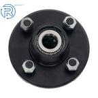 Set of 2 Trailer Hub Kits for 2000lbs Axle (4 on 4")