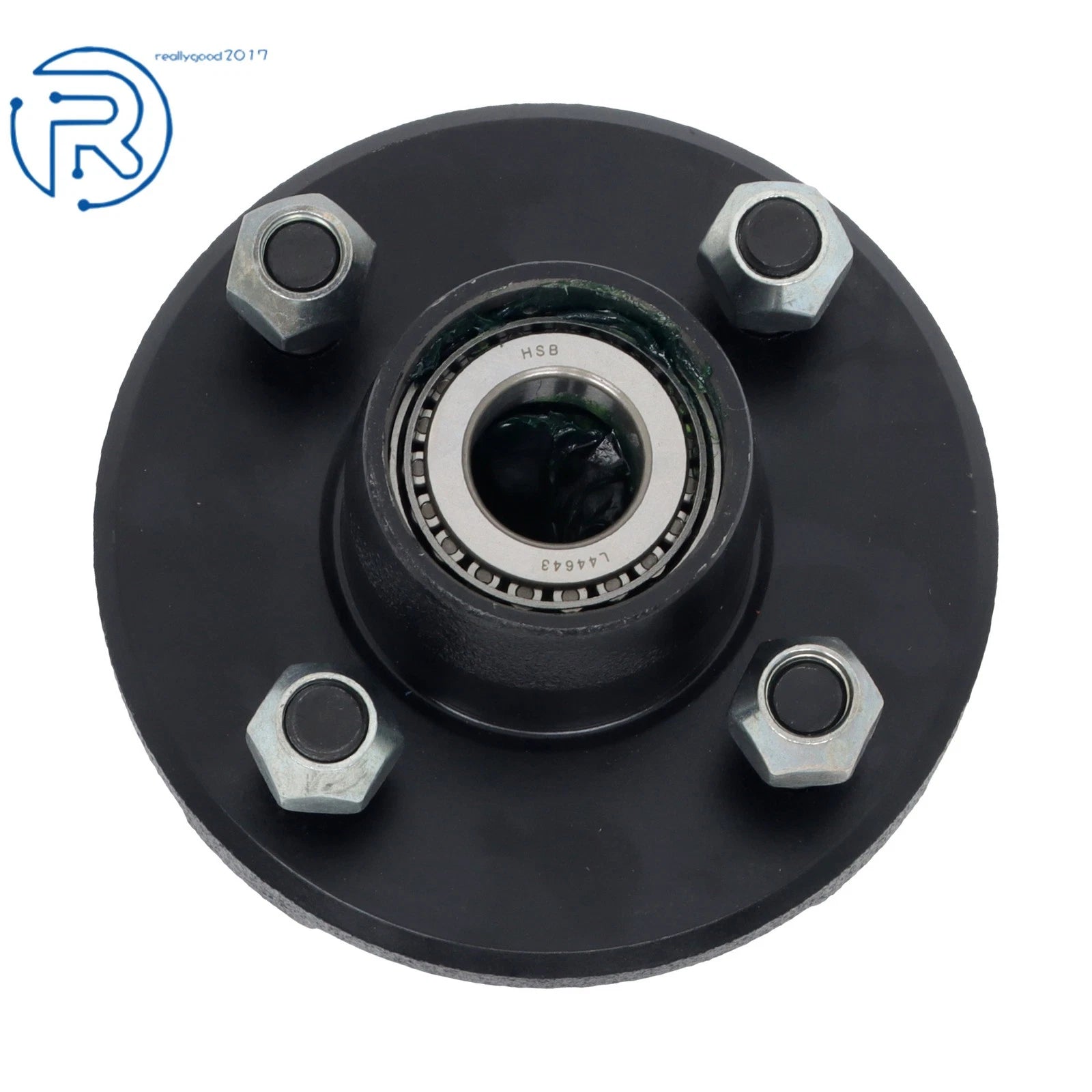 Set of 2 Trailer Hub Kits for 2000lbs Axle (4 on 4")