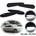 Front & Rear White LED Side Marker Lamps for Nissan Maxima (2000–2003)