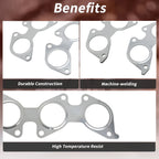 2X Exhaust Manifold Header Gasket for Toyota Tacoma (2006–2014) No.1717331010