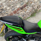 Black Driver & Passenger Seat for Kawasaki Ninja 400 (2018-2023)