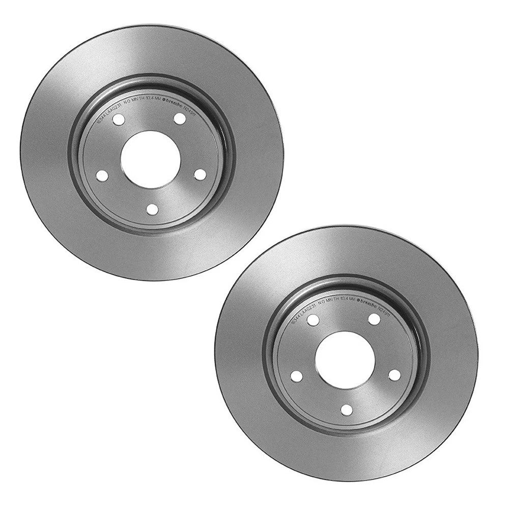 2X Brembo Rear Coated 328mm Brake Disc Rotors for Chrysler Dodge Ram