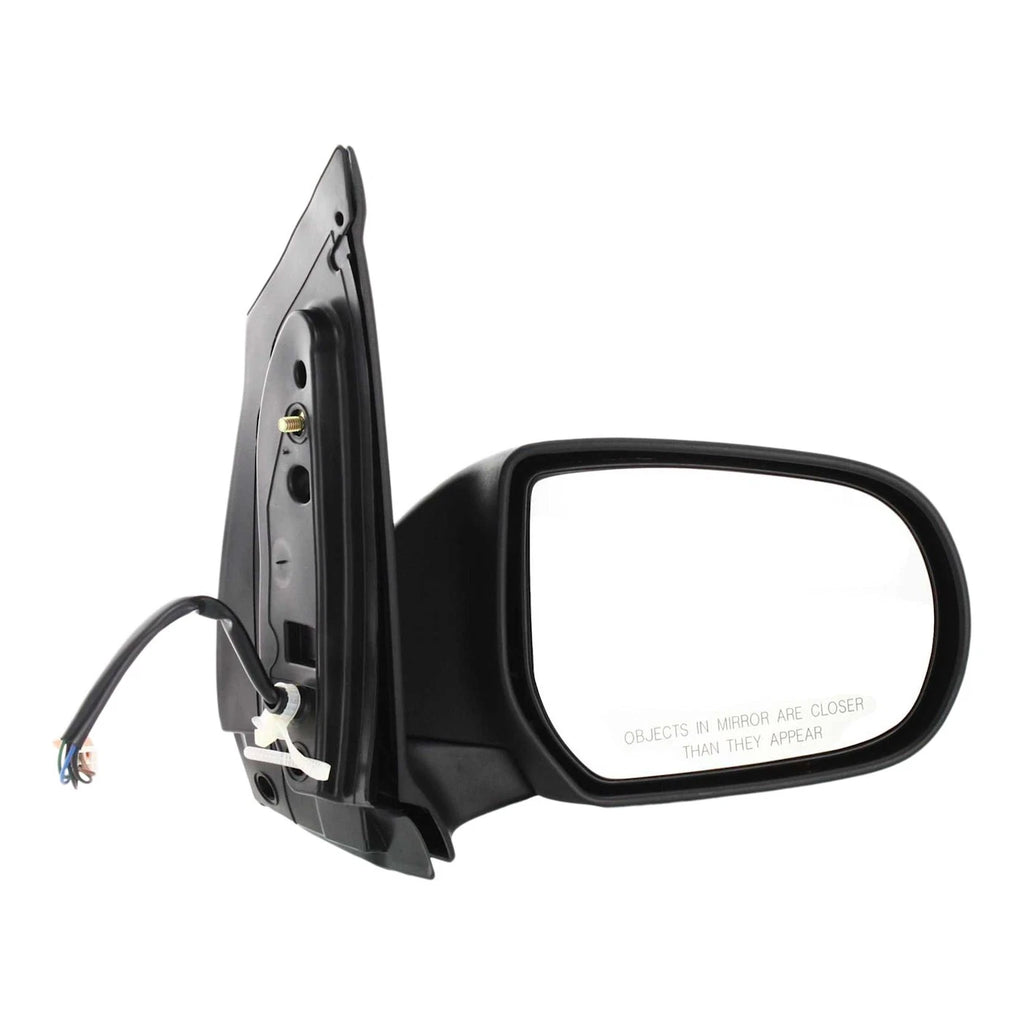 Power Mirror Set for Mazda MPV (2000–2006) Heated Textured Black Manual Folding